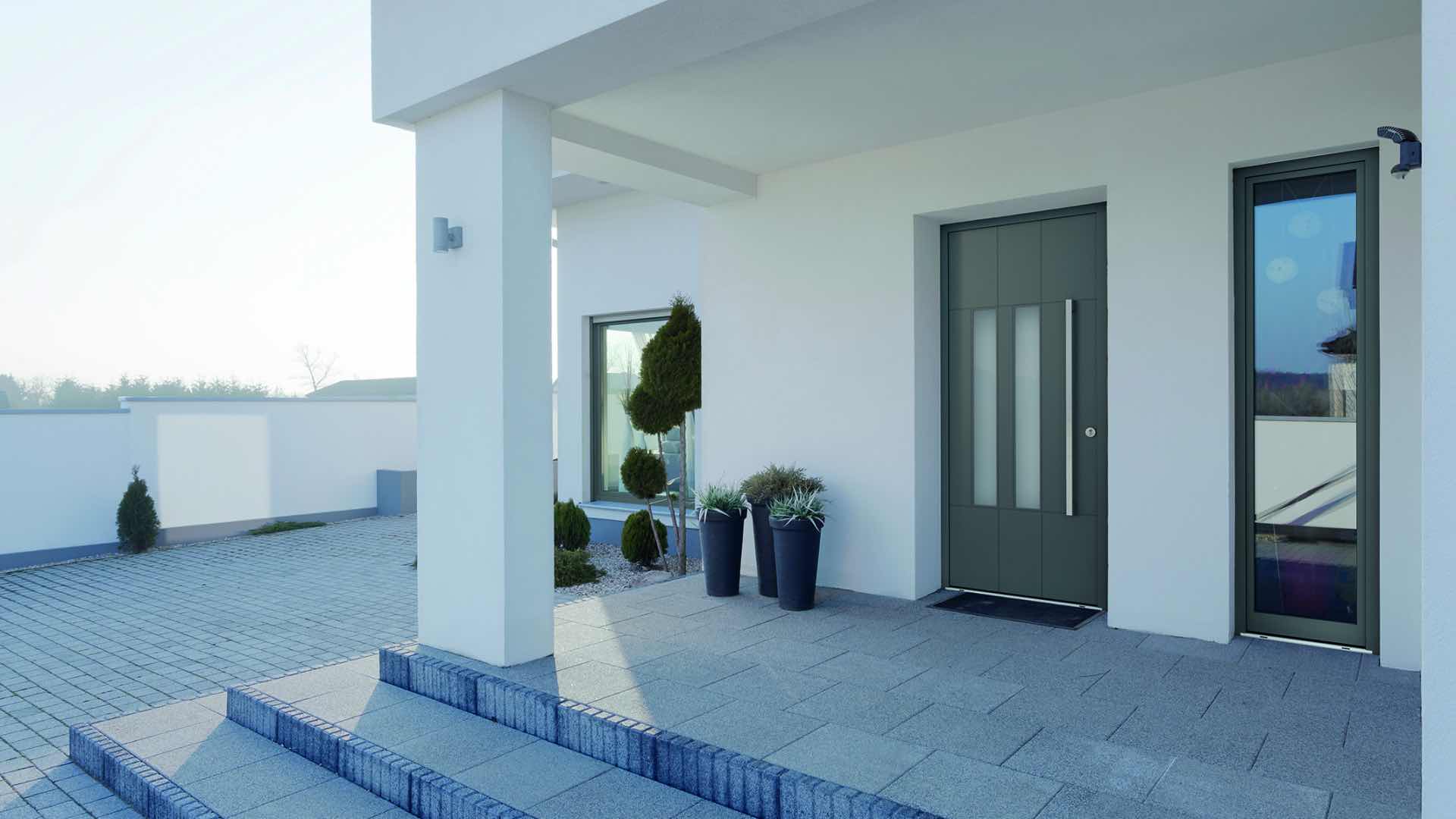Menuiserie Soulhié Porte Entrée Bois Alu