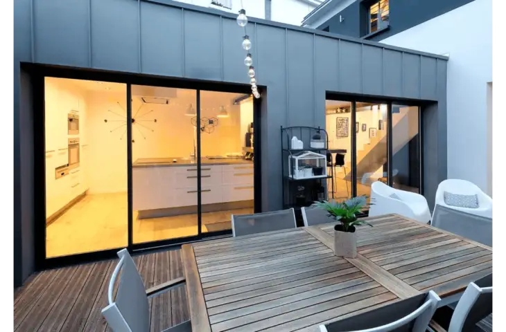 Baie Vitrée Aluminium Noire – Image 2