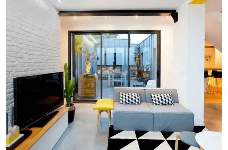 Baie Vitrée Aluminium Noire – Image 3