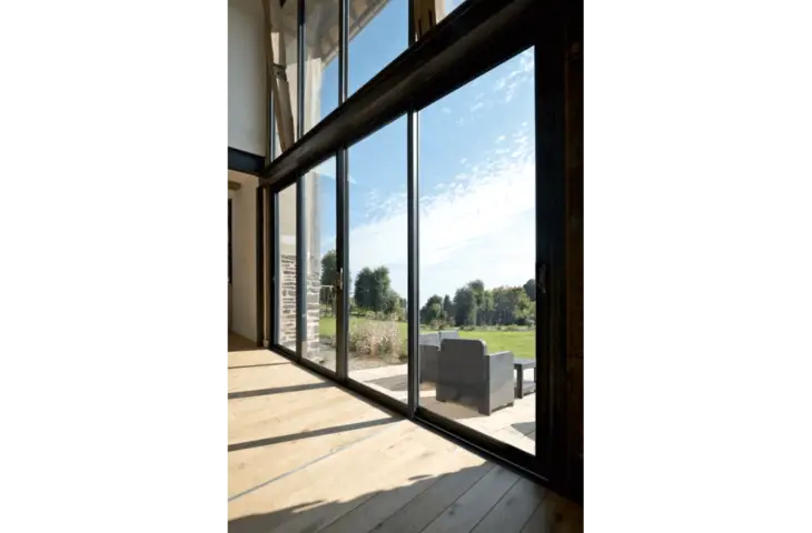 Baie Vitrée Aluminium Noire – Image 4