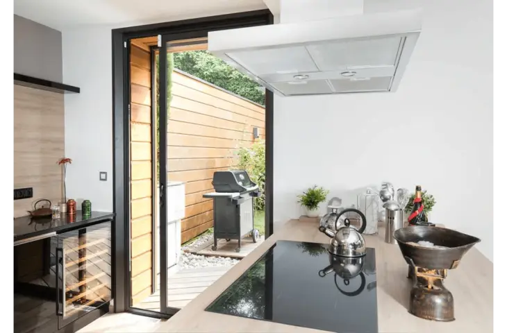 Baie Vitrée Aluminium Noire – Image 5