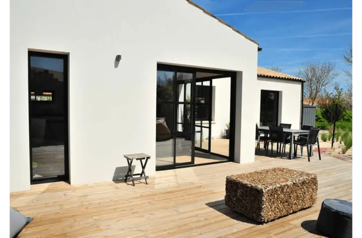 Baie Vitrée Aluminium Noire – Image 7