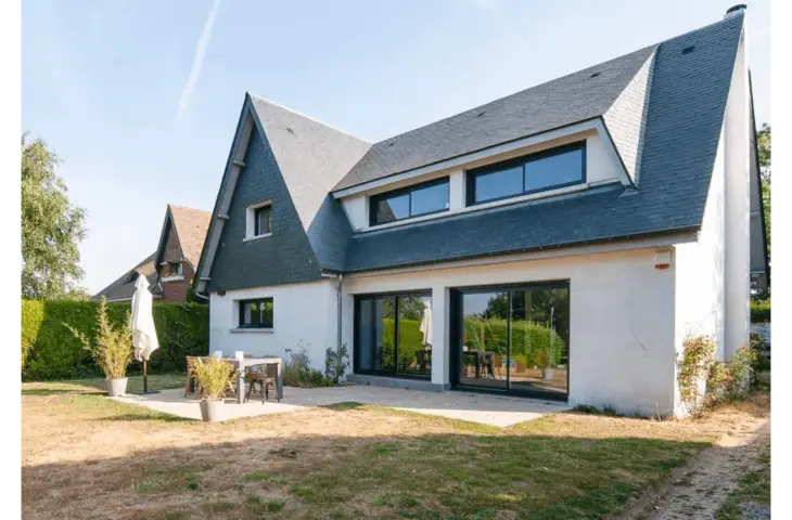 Fenêtre aluminium noir Menuiseire Soulhie
