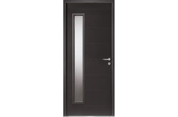 Porte avec vitrage rectangulaire