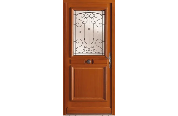 Porte châssis ouvrant vitré et grille