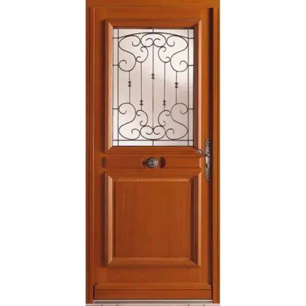 Porte châssis ouvrant vitré et grille