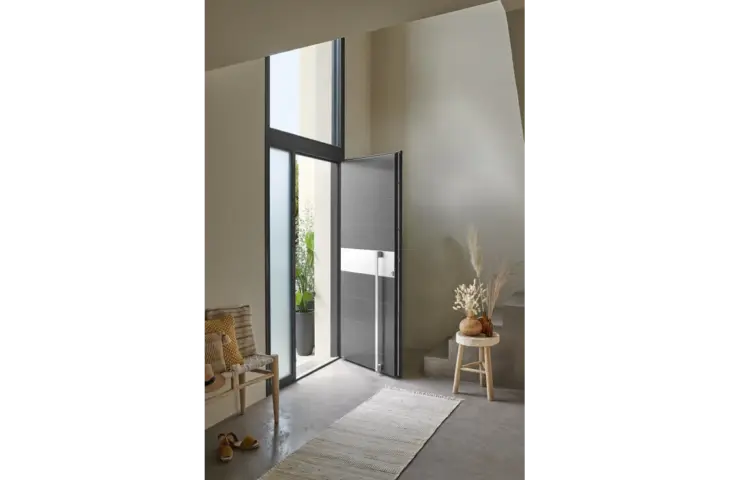 Porte grande largeur insert horizontal