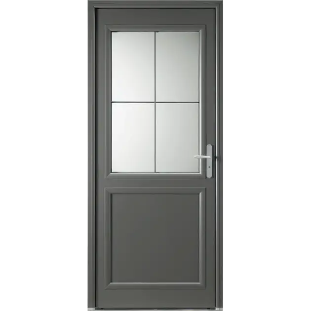Porte mi-vitrée 4 carreaux