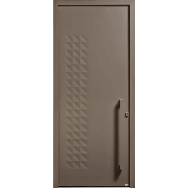 Porte moderne aux motifs origamis