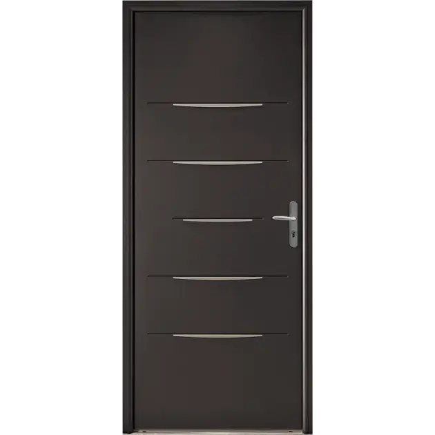 Porte pleine 5 inserts décoratifs
