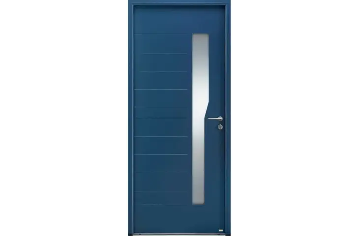 Porte vitrage géométrique