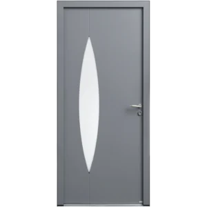Porte avec vitrage ovale