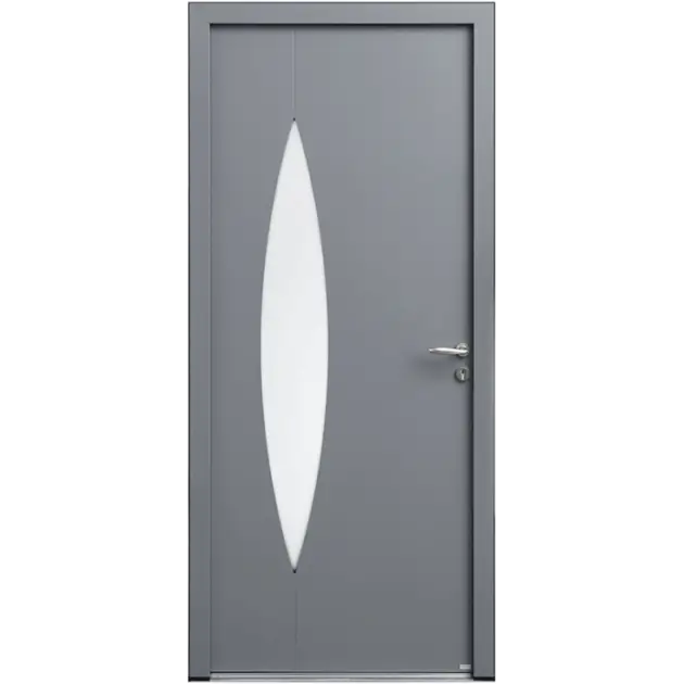 Porte avec vitrage ovale