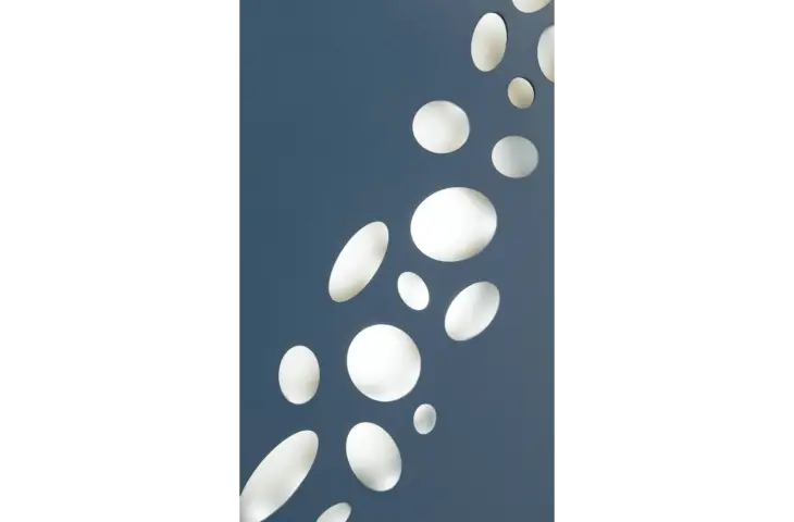 Porte vitrée avec motifs bulles – Image 3