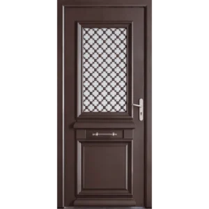 Porte vitrée et moulures à l'ancienne