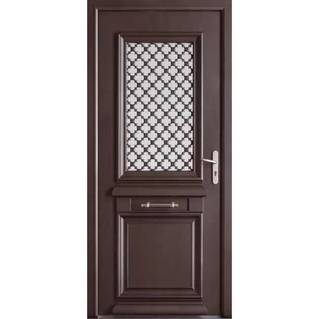 Porte vitrée et moulures à l'ancienne