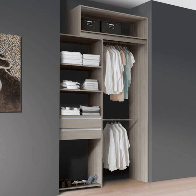Aménagement dressing modulaire