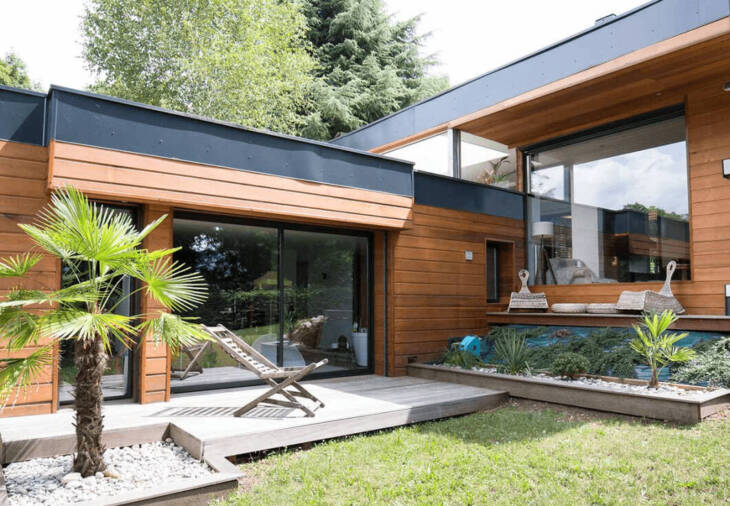 Baie vitrée alu gris anthracite – Image 9