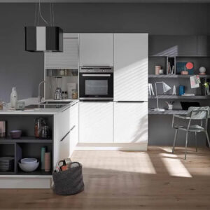 Cuisine avec espace bureau