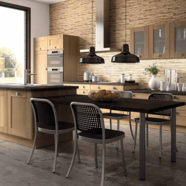 cuisine en bois moderne et contemporaine