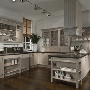 Cuisine cottage grise