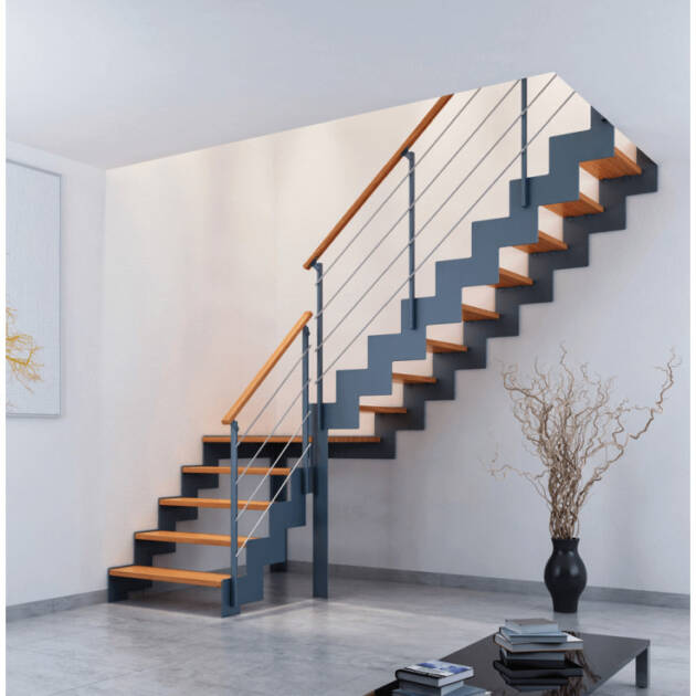 Escalier à crémaillère métal