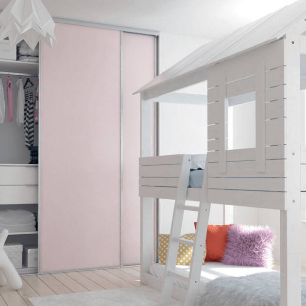 Façade chambre d'enfant couleur unie