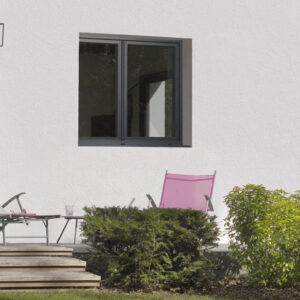 Fenêtre PVC gris anthracite