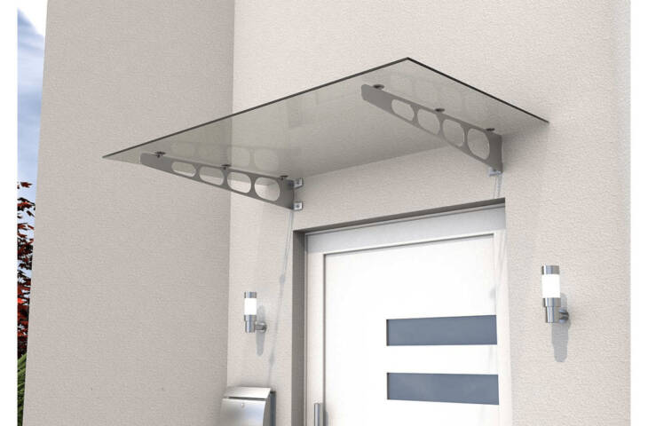 Marquise verre et inox – Image 3