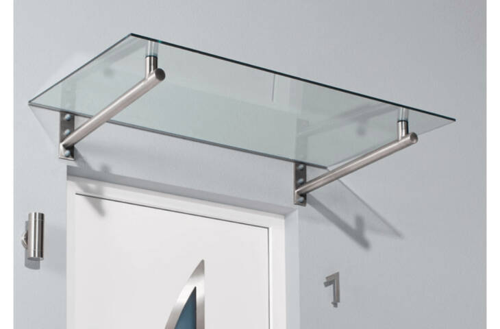 Marquise verre et inox – Image 5