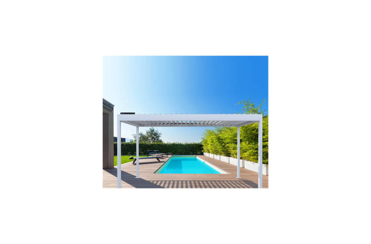 Pergola bioclimatique à motorisation solaire – Image 3