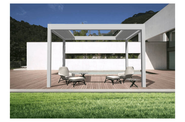 Pergola bioclimatique à lames rétractables – Image 4