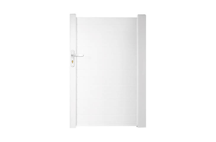 Portail PVC plein lames horizontales – Image 4