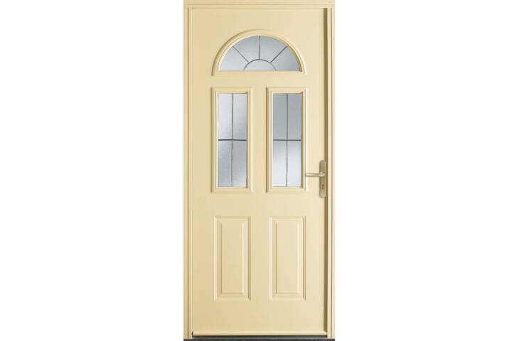 Porte acier vitrée 3 carreaux