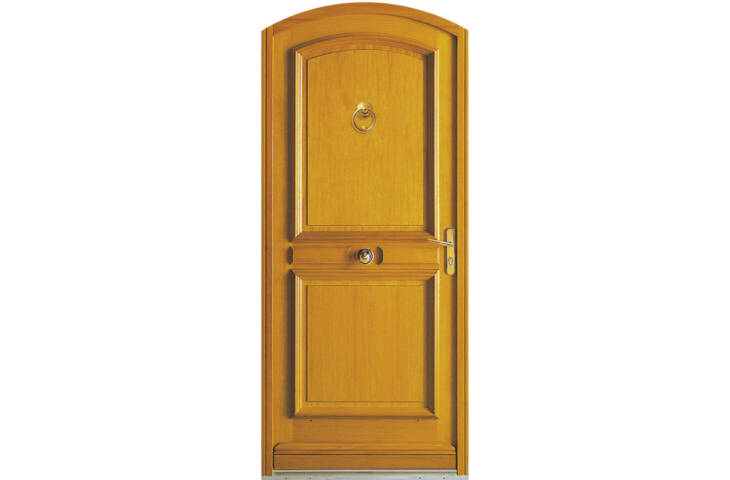 Porte bois pleine avec moulures – Image 4