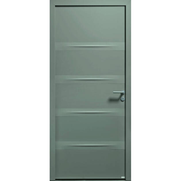 Porte contemporaine avec reliefs