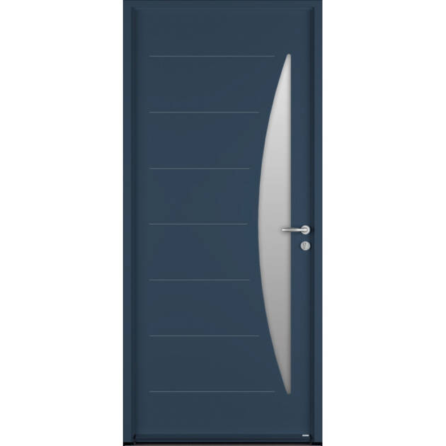 Porte demi-lune verticale