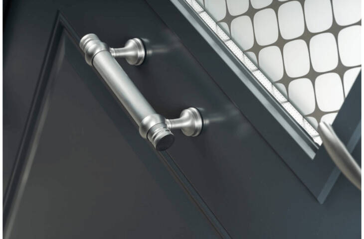Porte d'entrée acier vitrage sérigraphié – Image 4