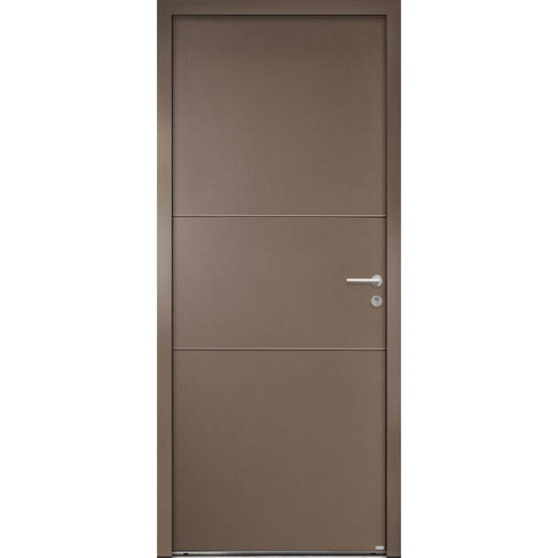 Porte épurée, design aux lignes sobres