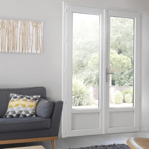 Porte fenêtre PVC blanche