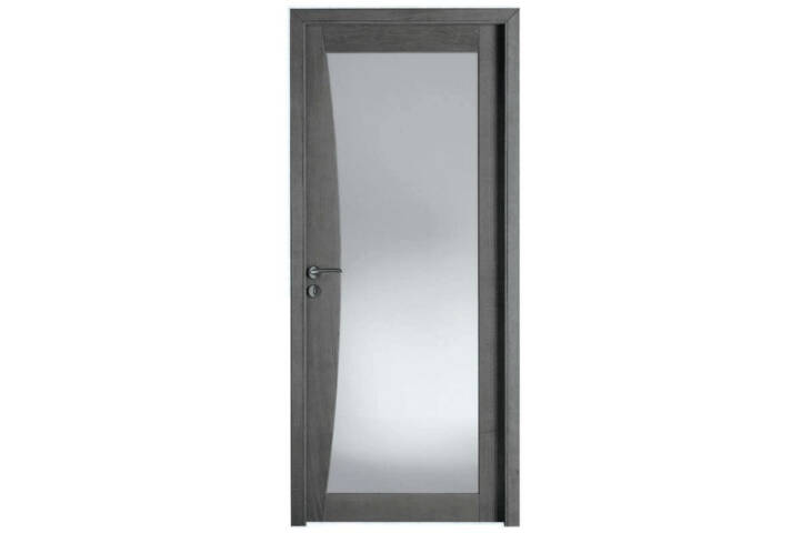 Porte grand vitrage bois massif – Image 3