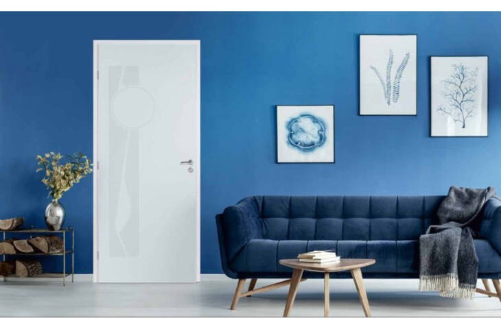 Porte intérieure avec décors en relief (3 modèles)