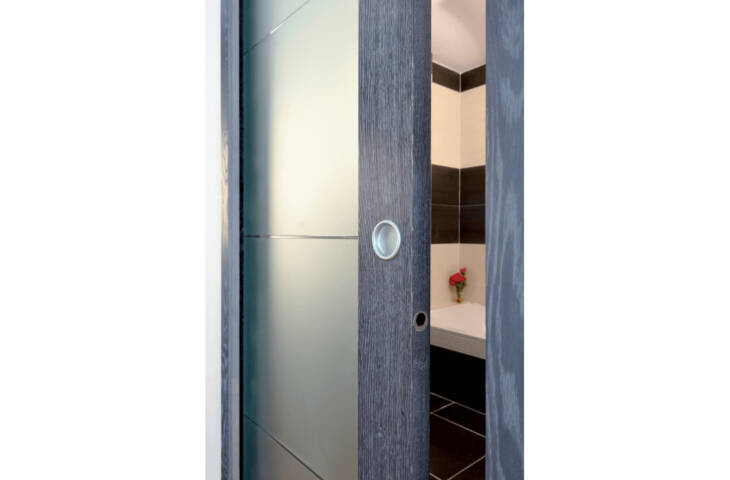 Porte intérieure coulissante vitrée – Image 3
