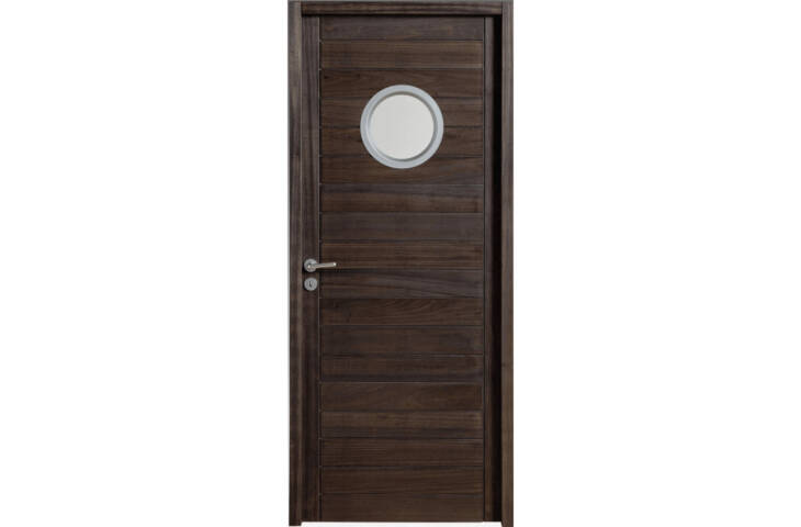Porte intérieure en bois exotique