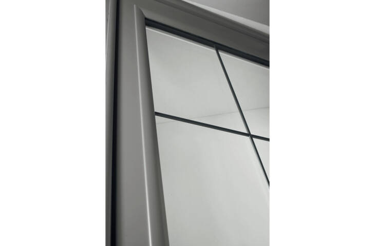 Porte mi-vitrée 4 carreaux – Image 3