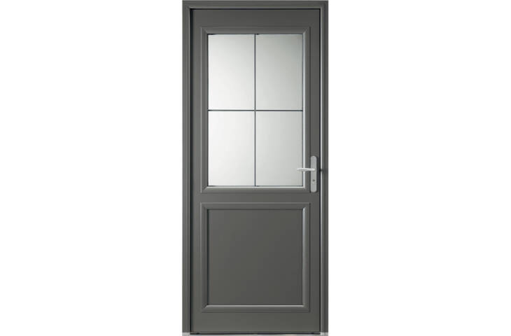 Porte mi-vitrée 4 carreaux