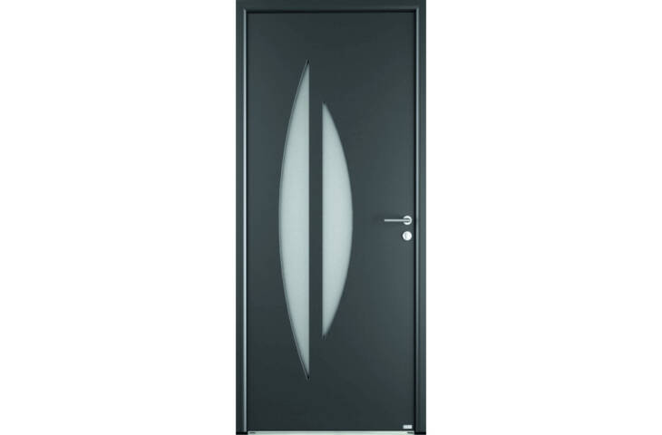 Porte moderne 2 vitrages