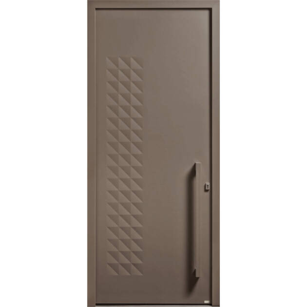 Porte moderne aux motifs origamis