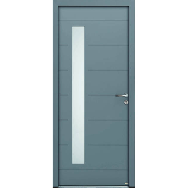 Porte moderne vitrée rectangulaire