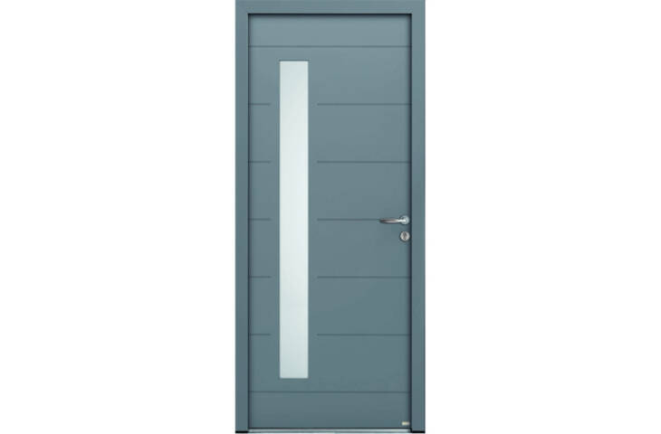 Porte moderne vitrée rectangulaire